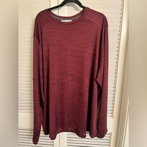 DSG Men's Maroon Long Sleeve Shirt